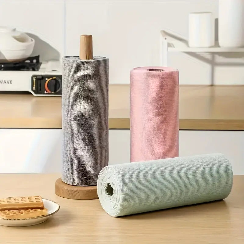 Microfiber Cleaning Cloth Roll (20 Pcs)
