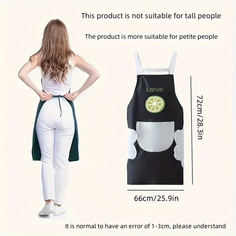Waterproof Apron - Adjustable strips - front view