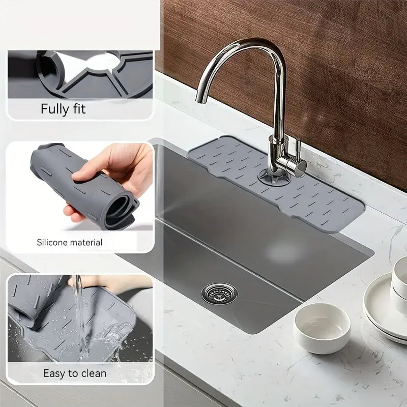 Upgraded Silicone Faucet Mat - packaging