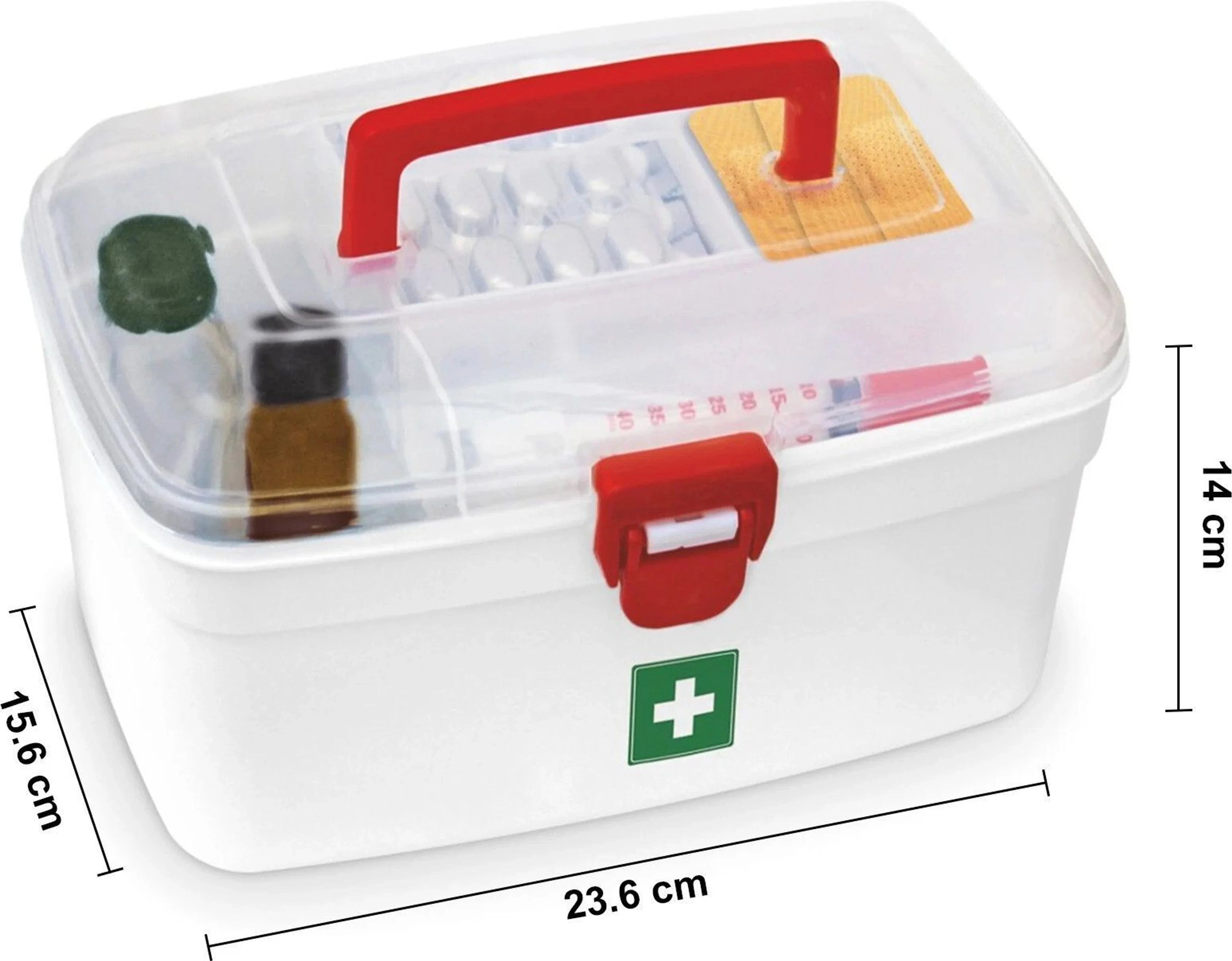 Medicine Organizer First Aid Storage Box Multi Layer