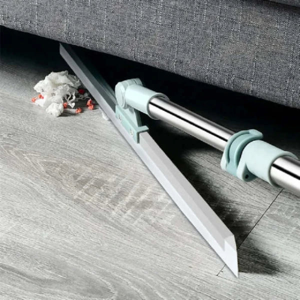 Magic Silicone Broom 50 Inch – 180° Rotating Floor Wiper with Adjustable Handle