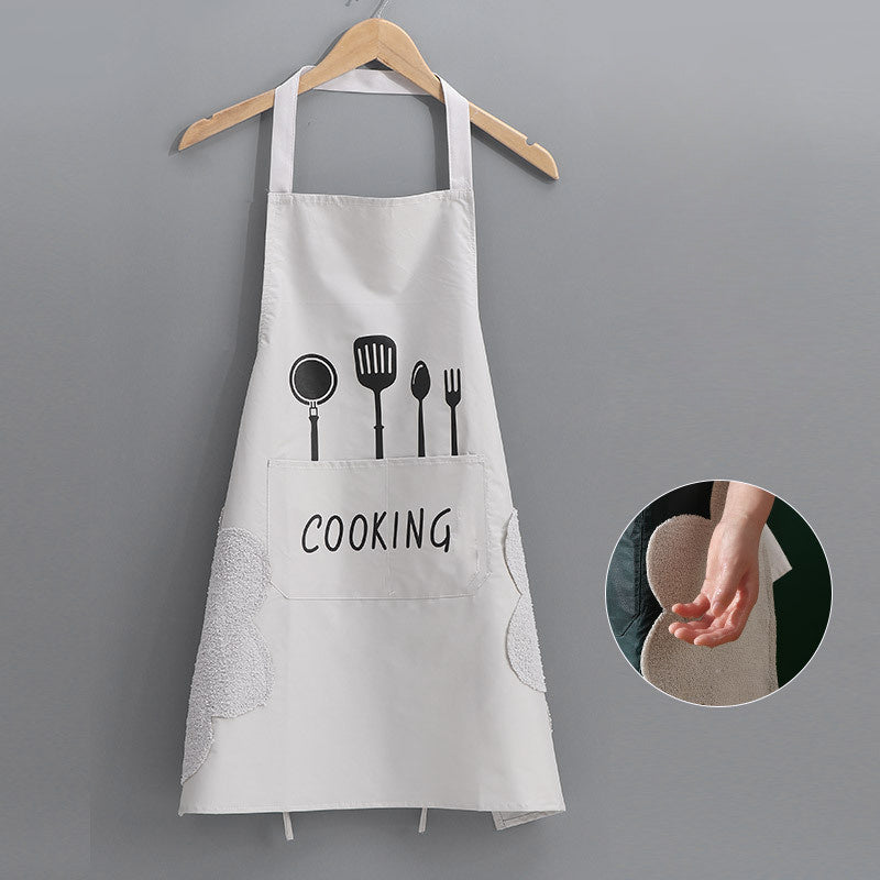 Lovely Cooking Waterproof Apron With Pocket - packaging