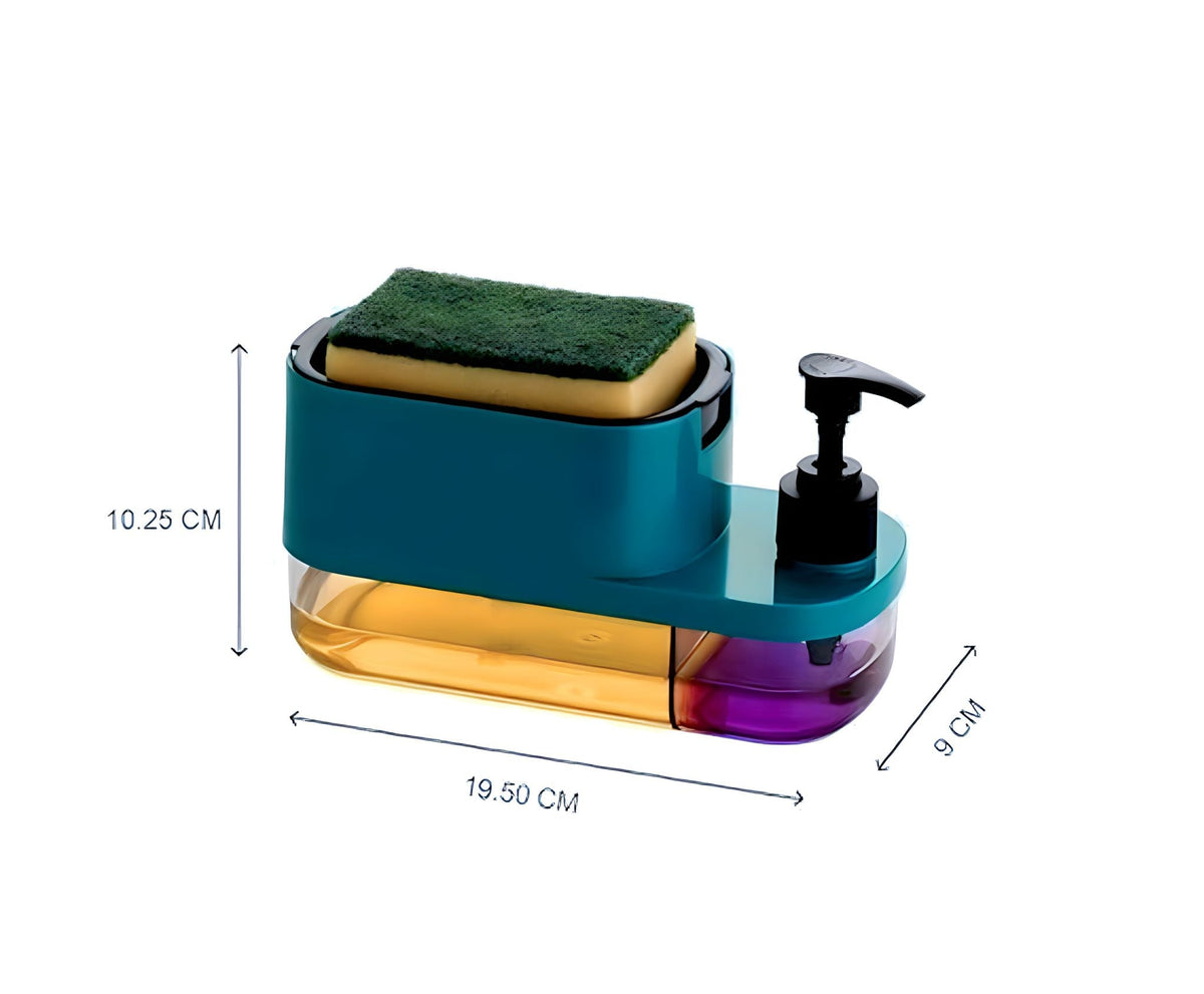3-in-1 Kitchen Sink Organizer & Soap Dispenser - close up view