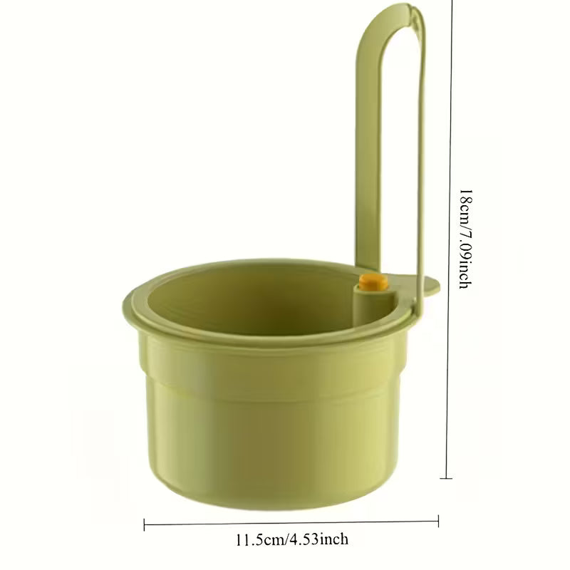 Hanging Sink Drain Basket (Assorted Colors) - in use
