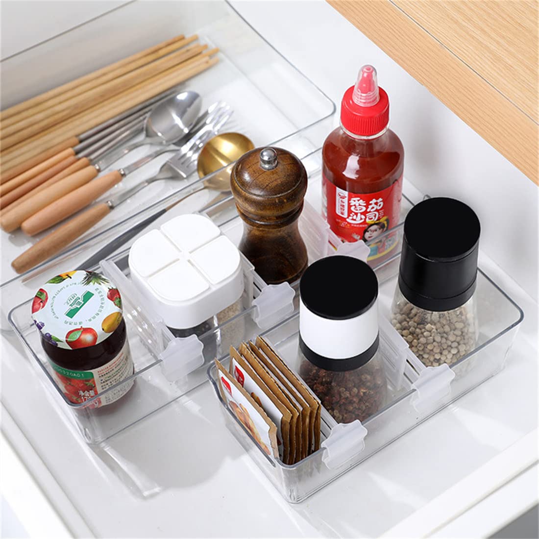 Fridge Organizer Divider Clip - product dimensions