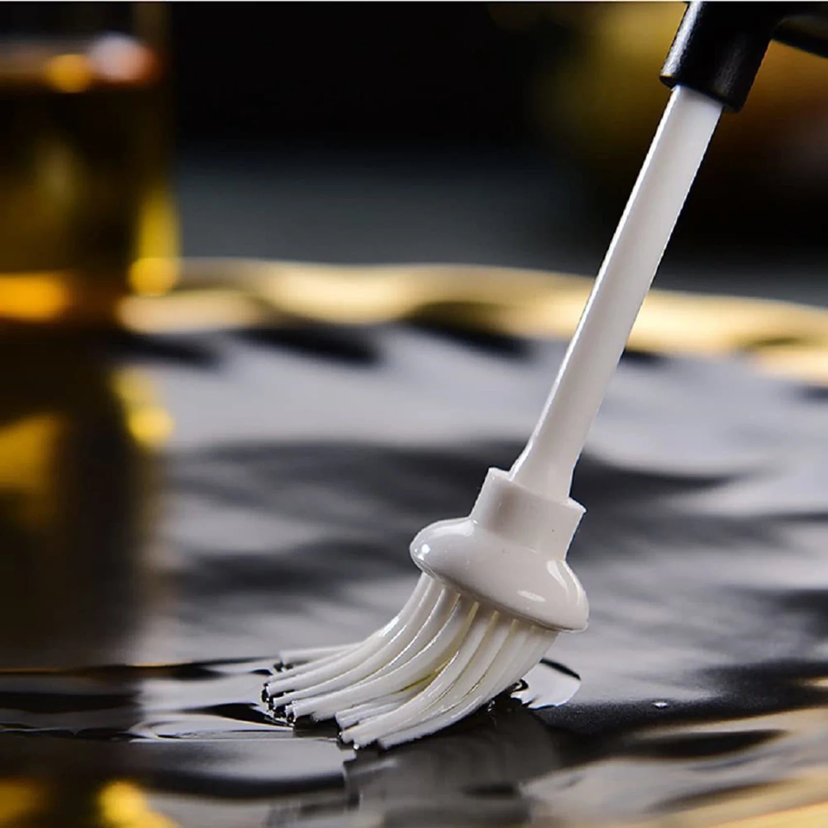 250ml Borosilicate Glass Oil Dispenser Bottle with Brush
