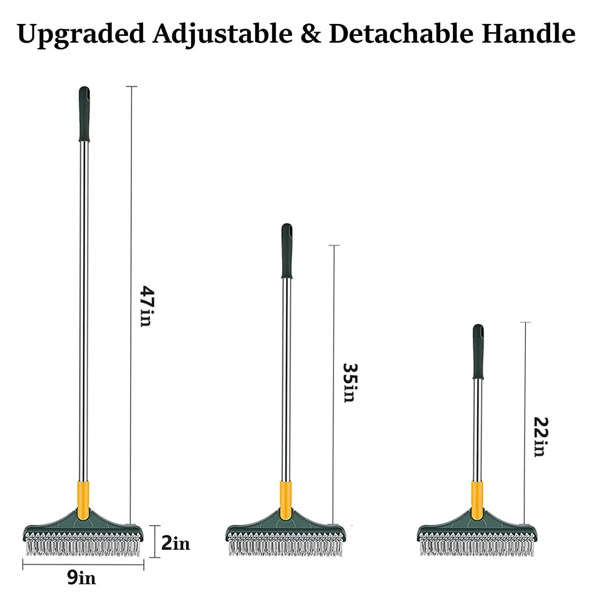 3-in-1 Bathroom Cleaning Brush with Wiper