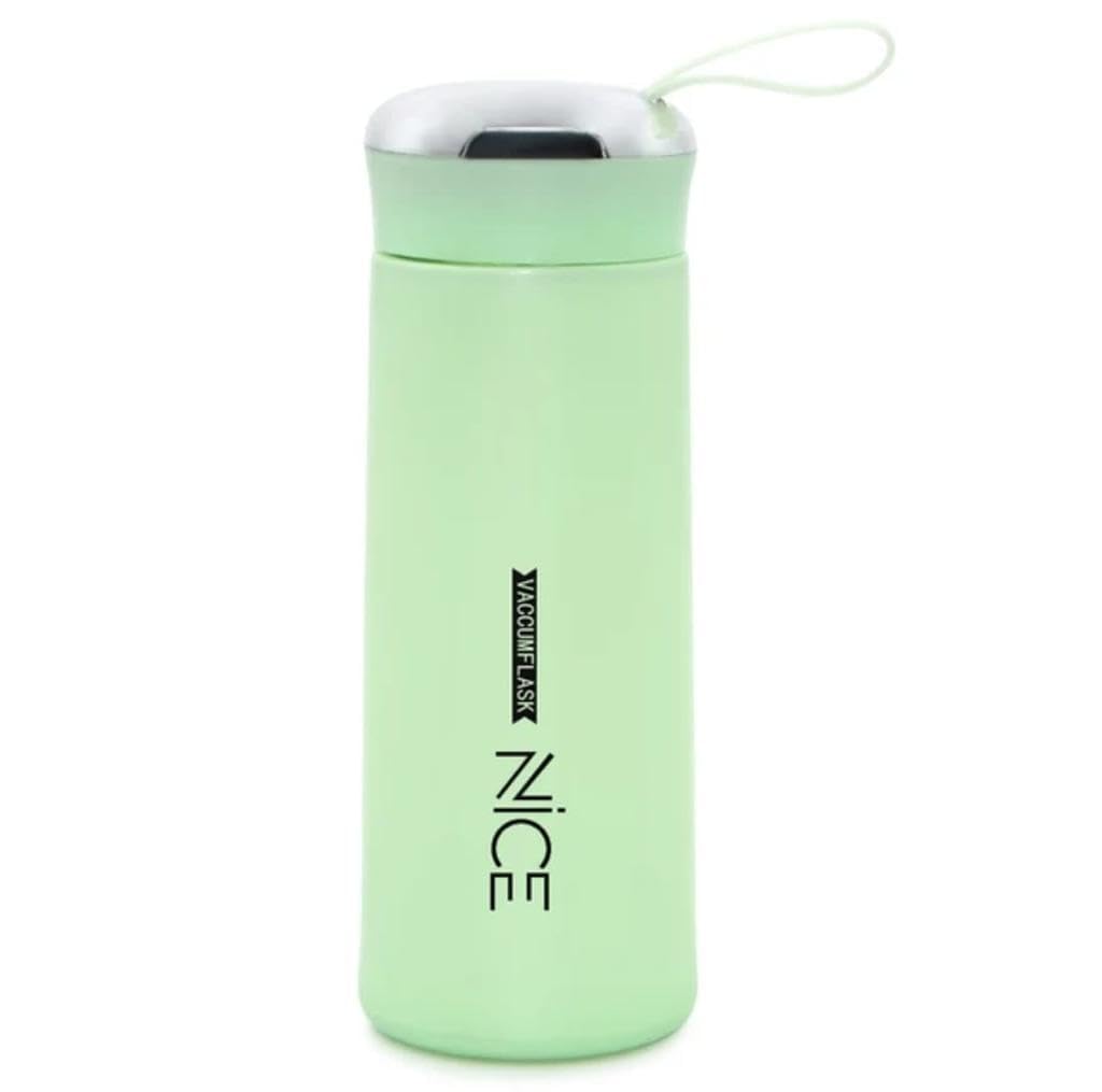 Nice Print Glass Water Bottle 400ml (Multicolor) - front view