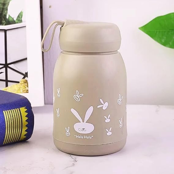 350ml Glass Insulated Water Bottle for Kids & Adults – Leakproof Travel Mug