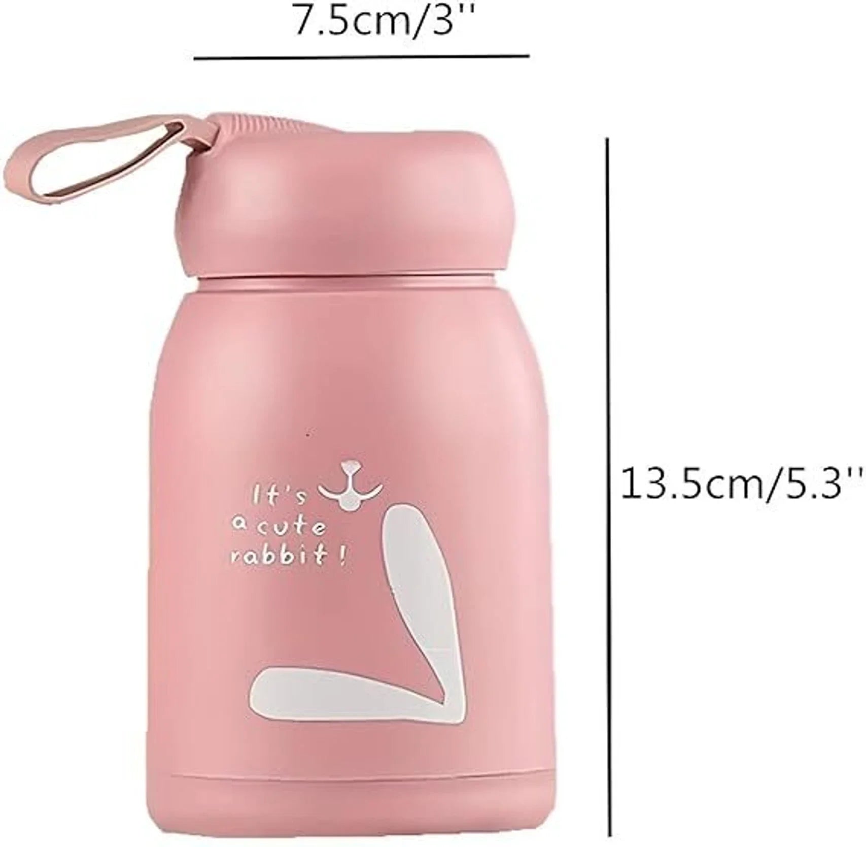 350ml Glass Insulated Water Bottle for Kids & Adults – Leakproof Travel Mug