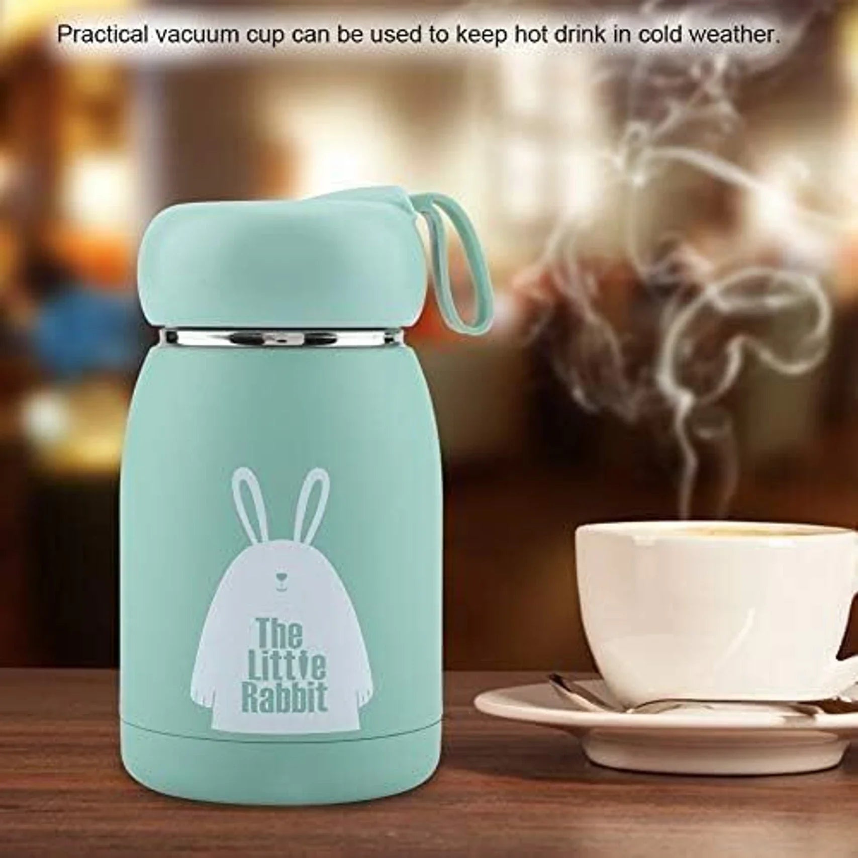 350ml Glass Insulated Water Bottle for Kids & Adults – Leakproof Travel Mug