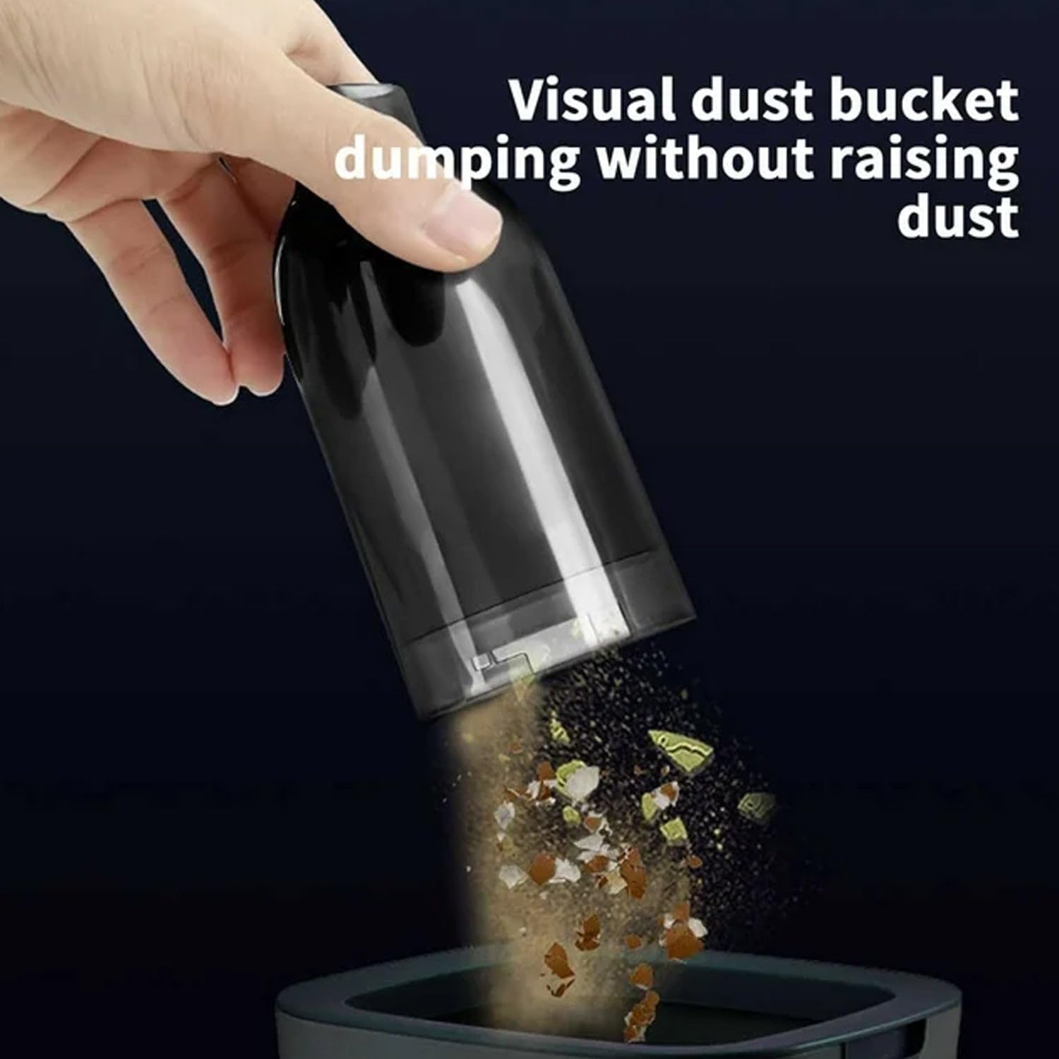 3 in 1 Portable Car Vacuum Cleaner – Wireless Handheld Vacuum with Blower & HEPA Filter
