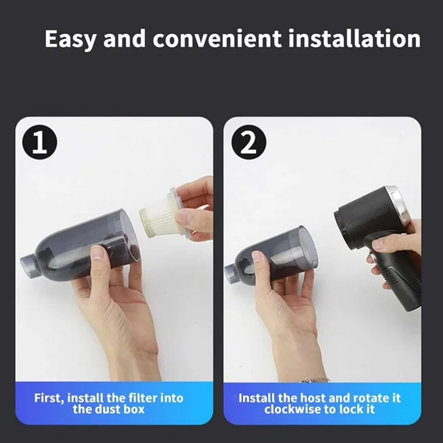 3 in 1 Portable Car Vacuum Cleaner – Wireless Handheld Vacuum with Blower & HEPA Filter