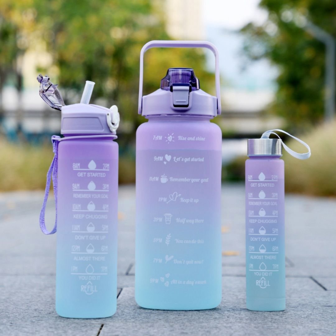 Motivational Water Bottle With Time Marker - packaging