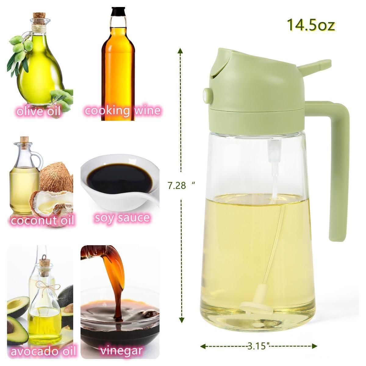Portable Sprayer Oil Dispenser (500ml) - product dimensions