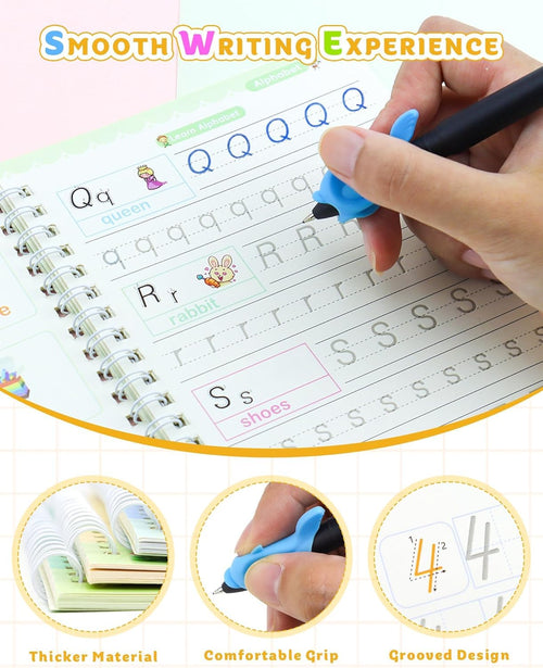 Magic Practice Copybook (4 books + 10 refill + 1 pen + 1 grip)