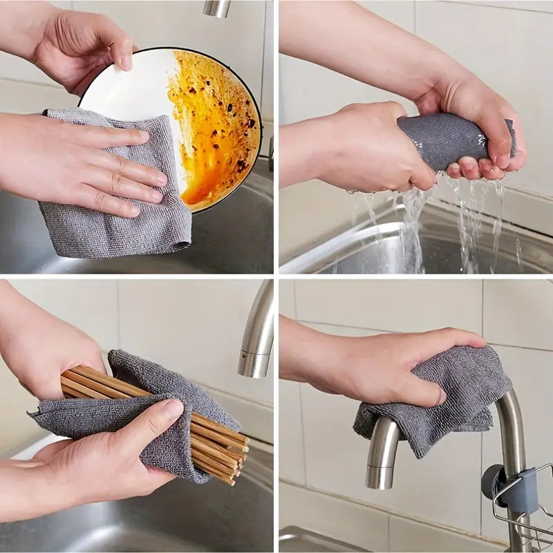 Microfiber Cleaning Cloth Roll (20 Pcs)