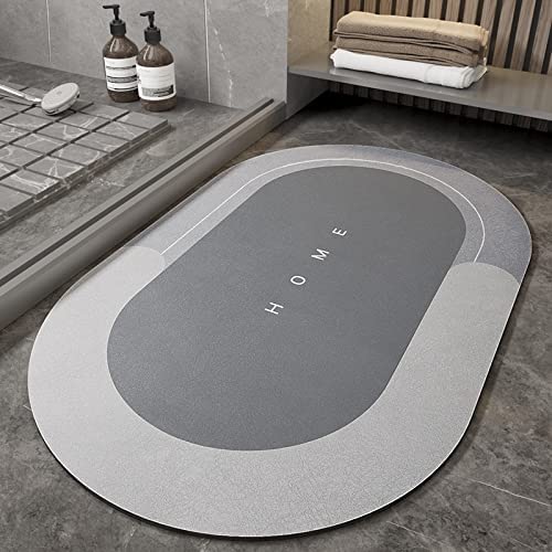 Non Slip Bathroom Door Mat - close up view