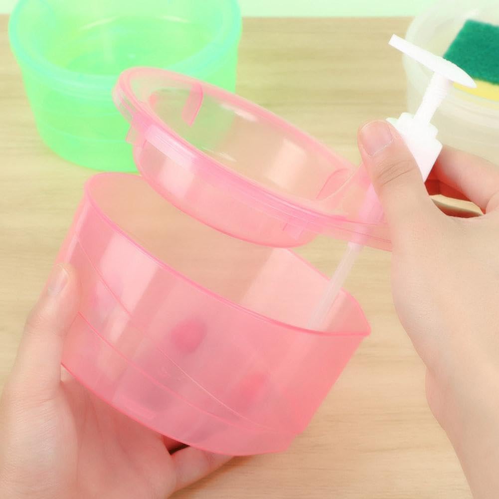 Double Layer 2 in 1 Liquid soap Dispenser - color options