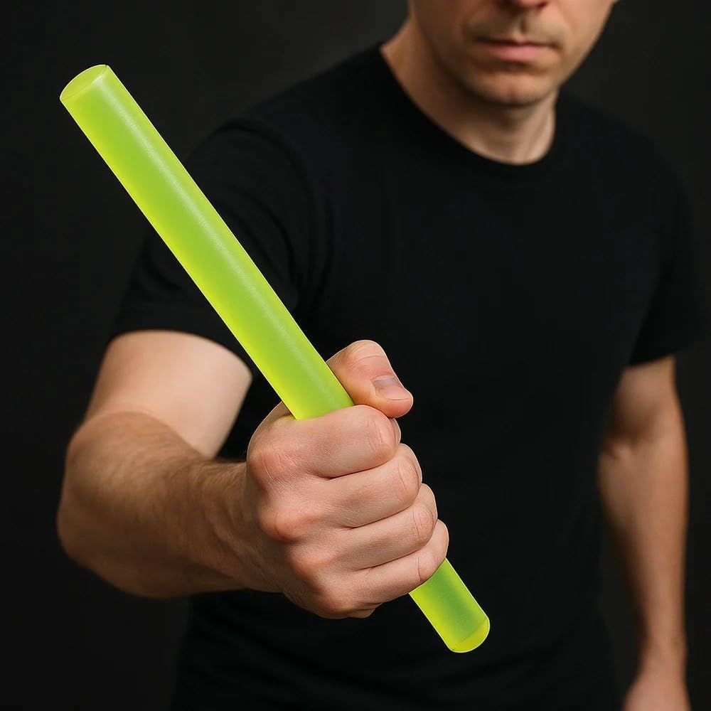 PU Rubber Self-Defense Rod Durable & Flexible Training Tool for Martial Arts Walking Stick