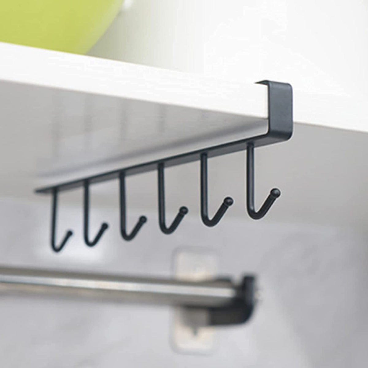 Under Shelf Hanging Hooks Organizer Rack - packaging