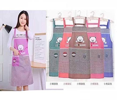 Home & kitchen LD Home Waterproof Apron With Pocket - in use