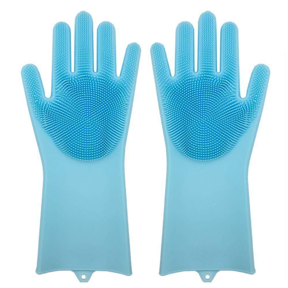 Magic Silicone Scrubbing Gloves for Dishwashing & Cleaning - product dimensions