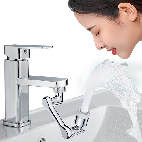 Rotating Faucet | Splash-Free Tech | Multi-Angle Flow | Rust-Proof Finish