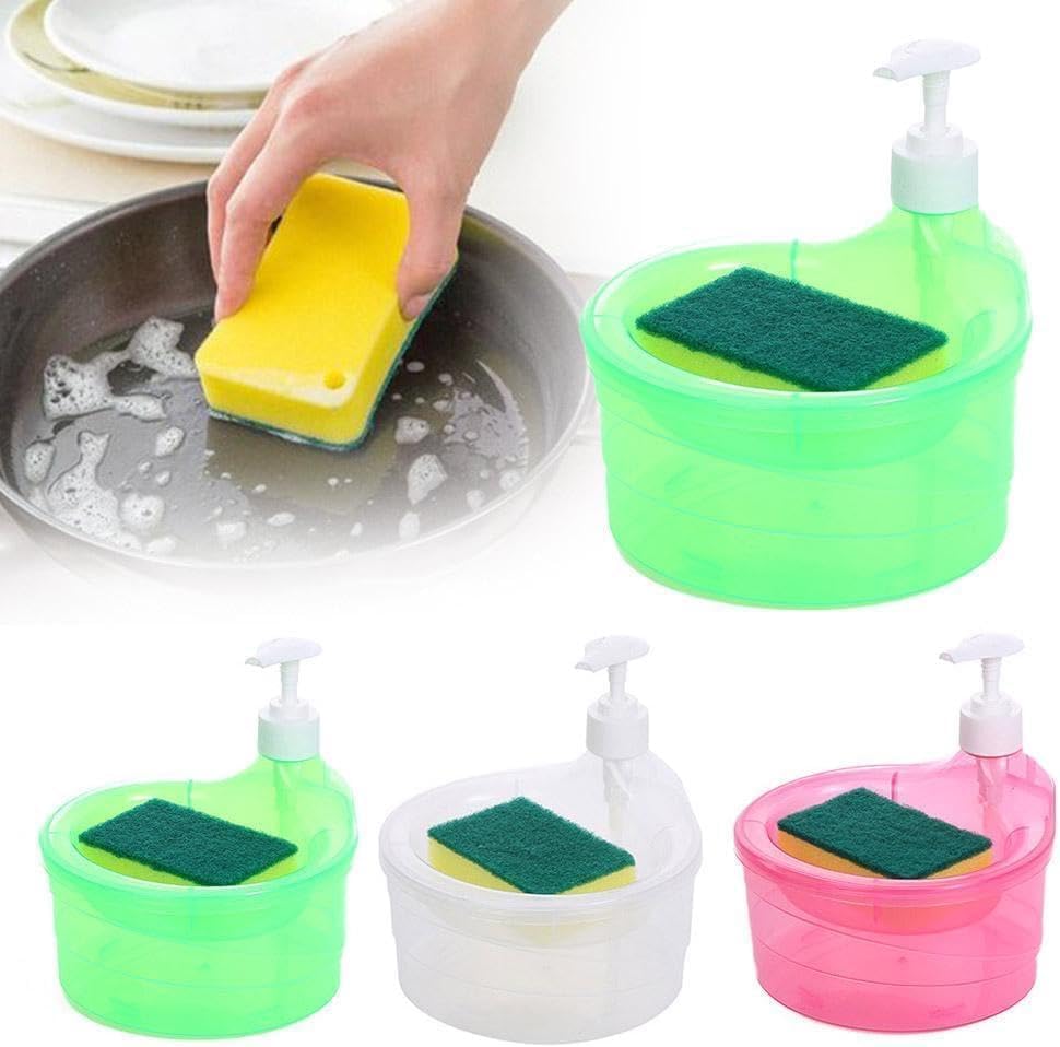 Double Layer 2 in 1 Liquid soap Dispenser - complete set