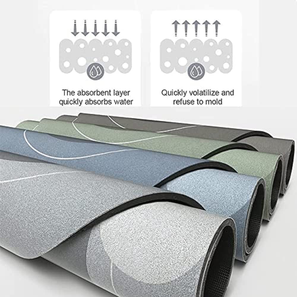 Non Slip Bathroom Door Mat - color options