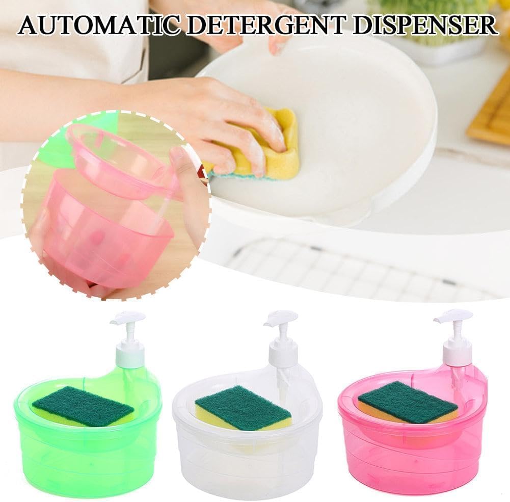 Double Layer 2 in 1 Liquid soap Dispenser - side view