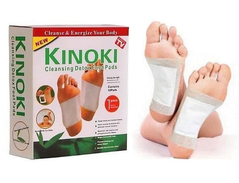 Cleansing Foot pads Toxins Stress Relief (10 Patches)