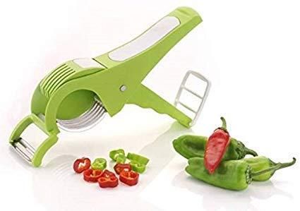 2 in 1 Vegetable Cutter with Peeler - front view