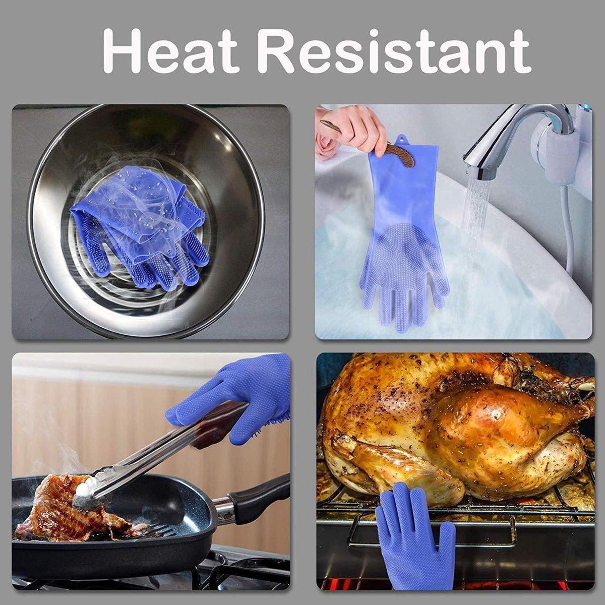 Magic Silicone Scrubbing Gloves for Dishwashing & Cleaning - packaging