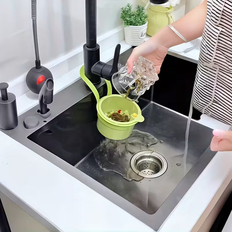 Hanging Sink Drain Basket (Assorted Colors) - product dimensions