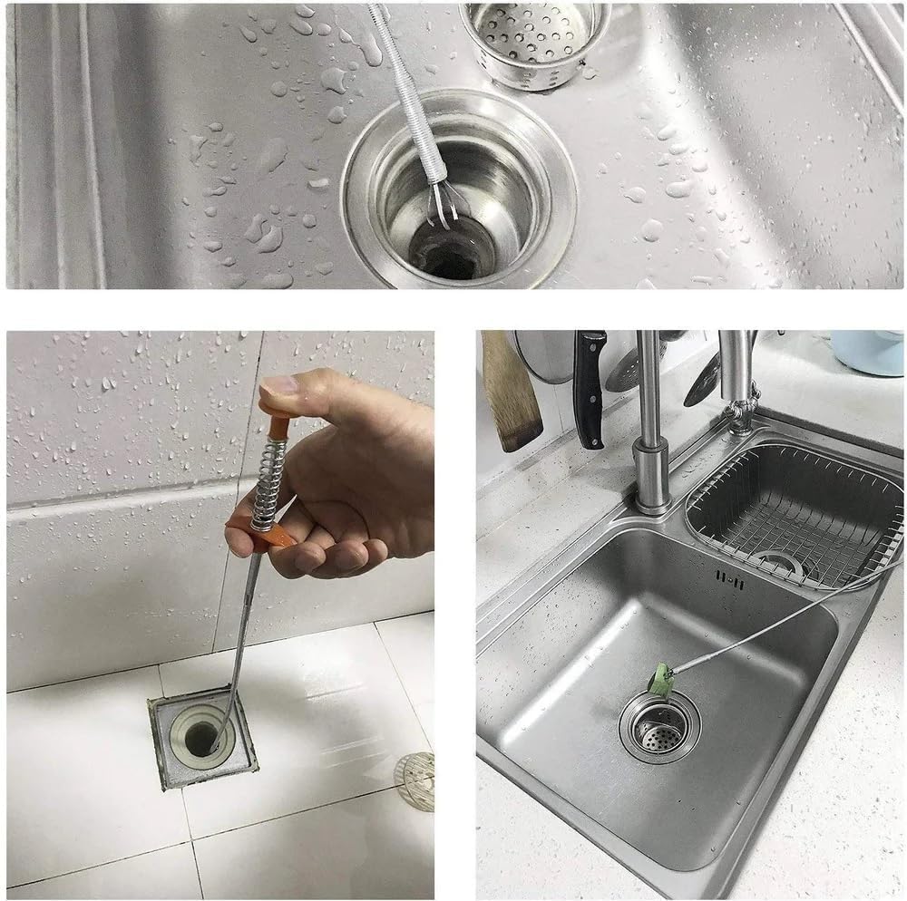 Multi Purpose Drain Cleaner Plunger Sink Unclog Tool