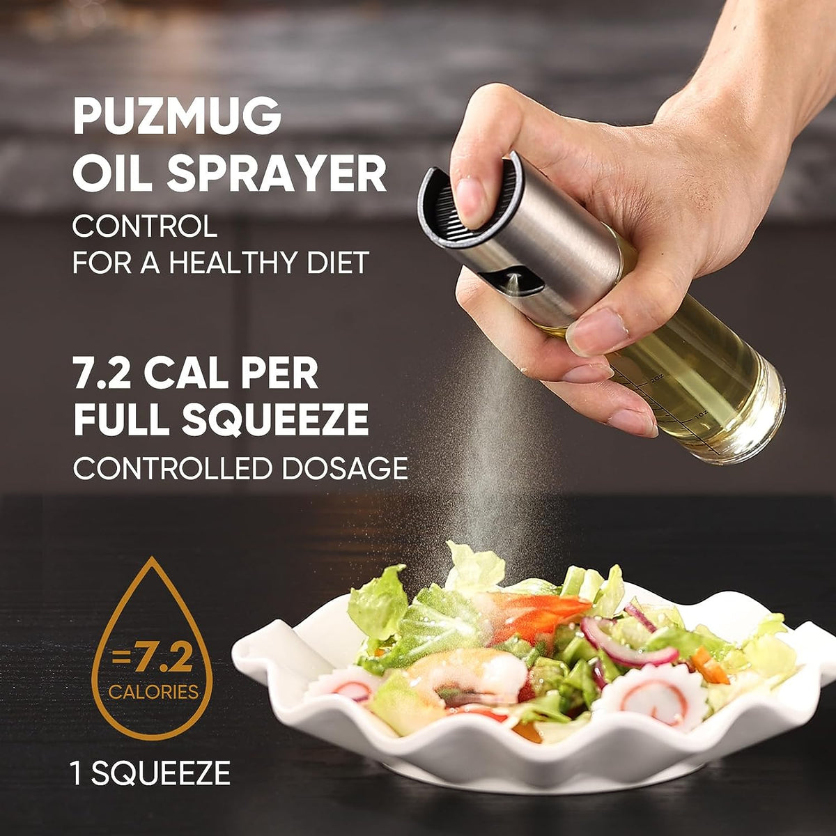 Oil Sprayer Mister for Cooking - in use
