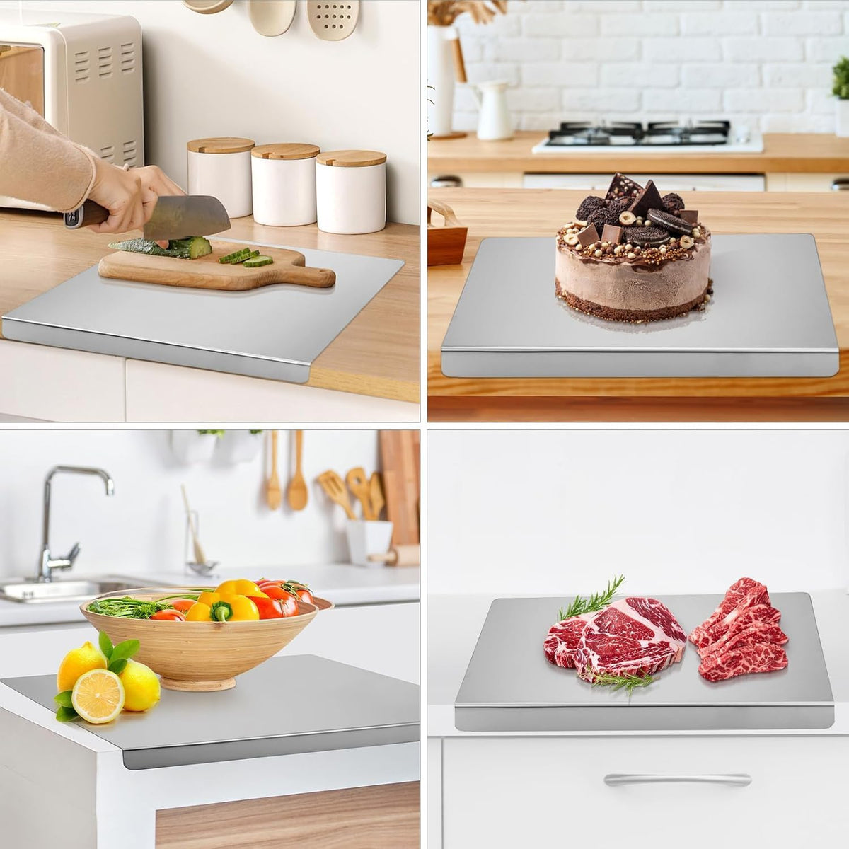 Stainless Steel Counter Top Chopping Board - packaging