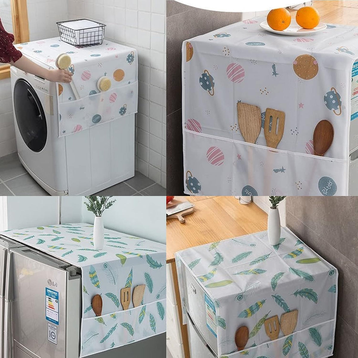 Waterproof Double Door Fridge Top Cover - product details