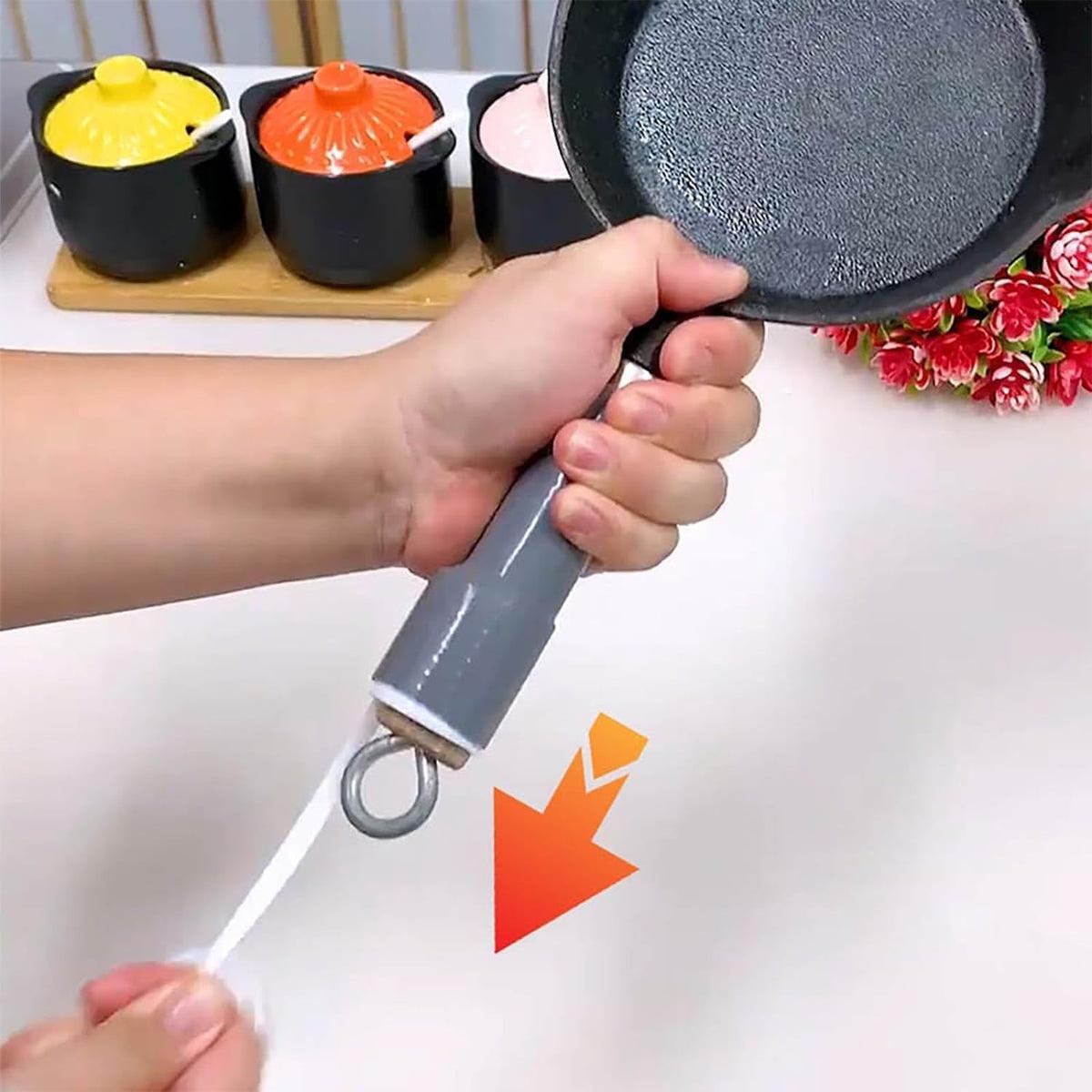 Heat Resistant Silicone Pan Handle Cover - complete set