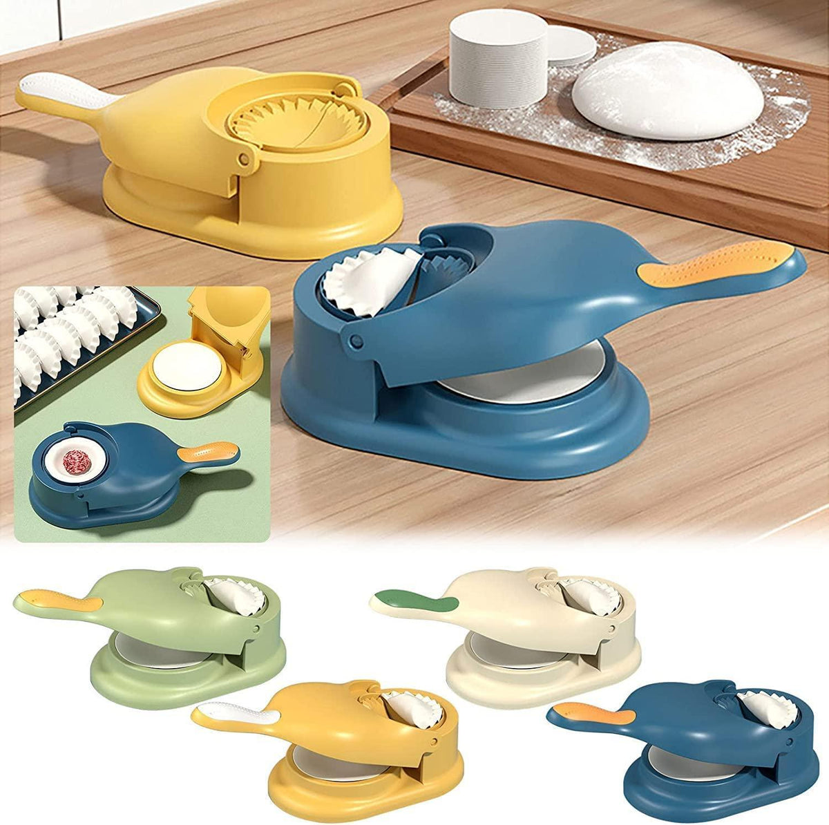 2 In 1 Dumpling Maker (Assorted Color) - close up view