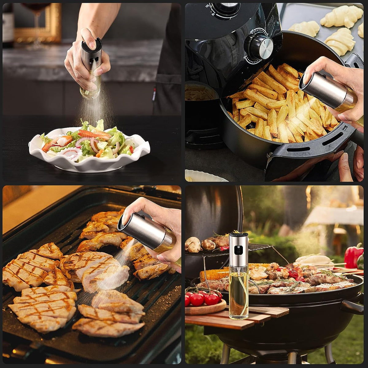 Oil Sprayer Mister for Cooking - product dimensions