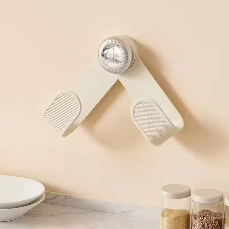 Multi-Purpose Suction Hook & Pot Lid Holder - front view