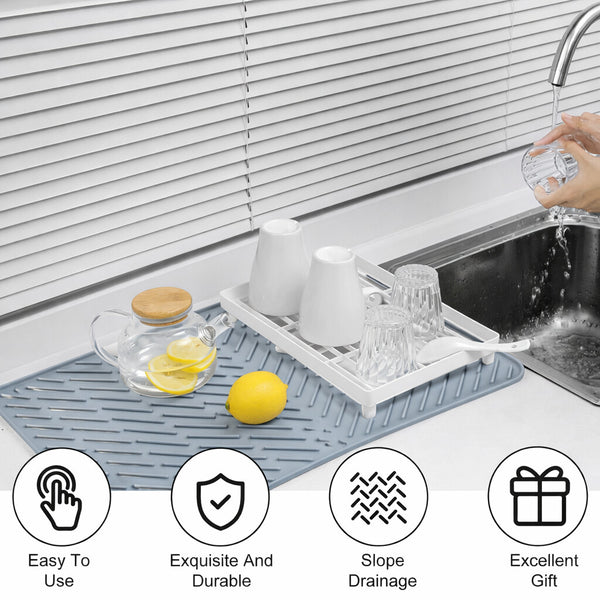 Silicone Dish Drying Mat |🔥Flat 50% Savings🔥