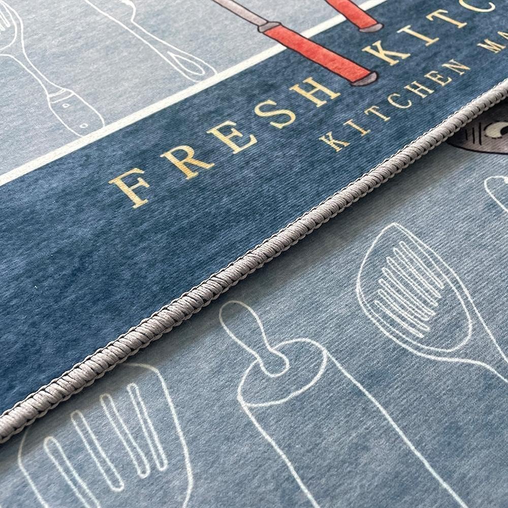 Anti-Slip Kitchen Mat Set – Soft Velvet Floor Mat Combo for Kitchen & Home