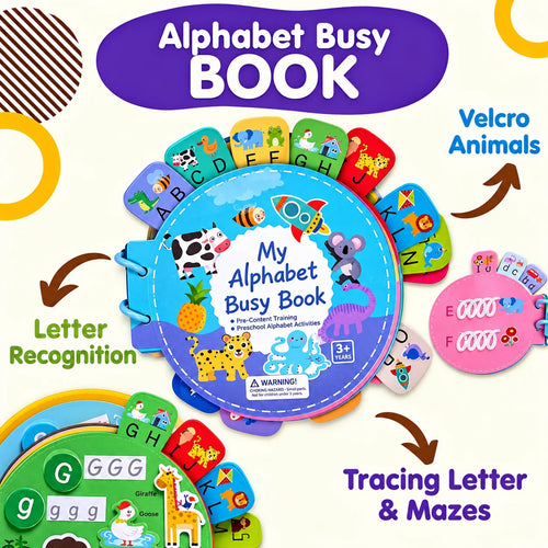 Creative Alphabet Busy Book for Kids
