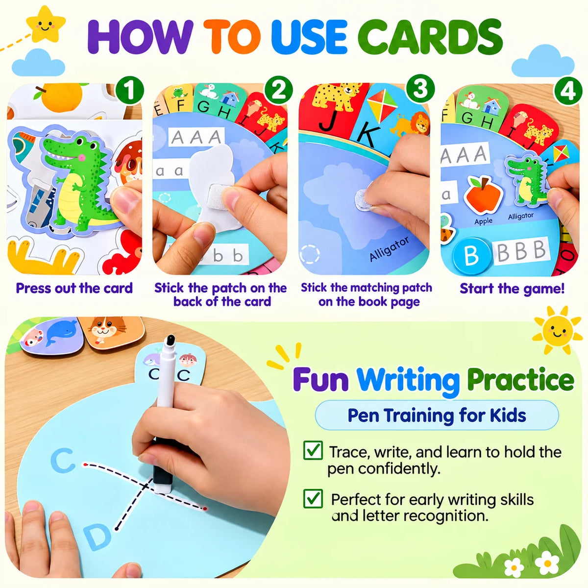 Creative Alphabet Busy Book for Kids