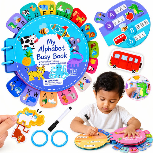 Creative Alphabet Busy Book for Kids
