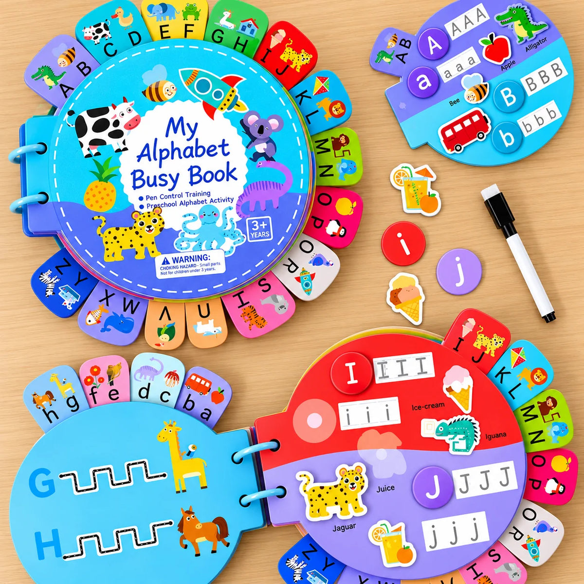 Creative Alphabet Busy Book for Kids