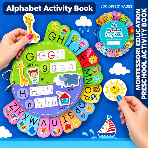 Creative Alphabet Busy Book for Kids